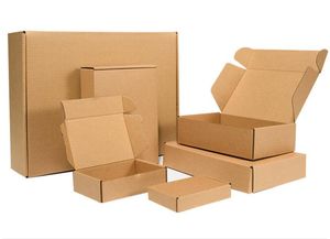 foldable transport shipping Carton box The outer packing three layers E corrugated cardboard is particularly hard Kraft Paper Mailing Express Transportation