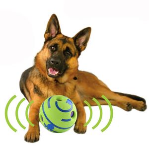 Giocattolo per cani Divertimento Giggle Sounds Ball Pet Cat Dog Toys Silicon Jumping Giocattolo interattivo Palla da addestramento per cani di piccola taglia