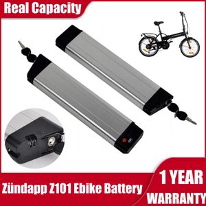 EU Warehouse E-cykelbatteri 36V 10.5AH LITIUM Batteri 8AH 9.6AH ZUNDAPP Z101 Electric Bike Original Battery Pack