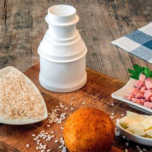 Ny Arancini Maker Sushi Tool Diy Handmade Bento Rice Ball Plastic Mögel Hemlagad italiensk mat Kött Boll Mögel Kök Tillbehör Parti