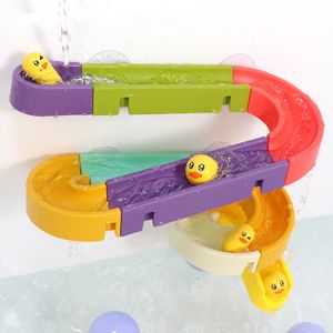 お風呂のおもちゃ36〜82枚のシャワーとバスタブおもちゃおもちゃ大理石のパイプスライドランニングベイビー吸引カップ