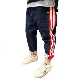 Kot pantolon erkekler gündelik düz çocuklar katı pamuk sonbahar kış bebek 412 yıl boyunca çocuk giyim 230616