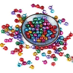 Novas contas soltas de 8 mm a 20 mm, contas soltas, sinos de natal, festival, decoração de festa, decorações para árvores de natal, acessórios para artesanato DIY