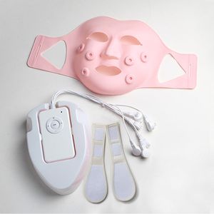 Elektryczne kształtowanie twarzy masażer mikrokrądowy podnoszenie odchudzającego urządzenie do twarzy V-twarz pasek-liftowa maska ​​piękno instrument urody