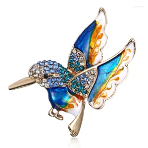 Brooches Crystal Brooch Pins For Women Bird Swallow Woodpecker Jewelry Fashion Wedding Party Bijoux Gift