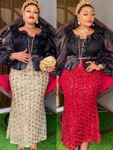 Ethnische Kleidung Plus Size Afrikanische Partykleider Frauen Dashiki Ankara Pailletten Hochzeit Abendkleid Türkei Muslim Maxikleid Afrika Kleidung 230616