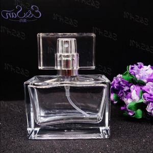 100 st försäljning Ny transparent glas sprayflaska 30 ml påfyllningsbar parfymflaskor reser parfymatomizer med PT176-30 ml TIFWP