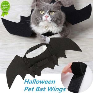 Nowy słodki kostium kota na Halloween Mały pet cat nietoperzy skrzydła na Halloweenowe skrzydła domowe Halloween Cat Akcesoria Halloween Dress Up Decorations