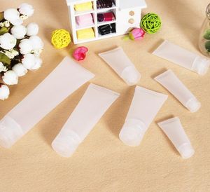 2021 bottiglia morbida di plastica riutilizzabile da 100 ml detergente per il viso vuoto crema cosmetica spremere tubo shampoo lozione contenitore gratuito