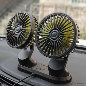 Ventiladores elétricos para carro portátil USB mini cabeça ajustável elétrico R230616