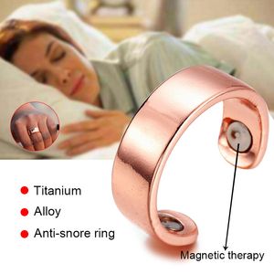 Ansiktsmassager Anti Snarking Apnea Sleeping Device Acupressure Snore Ring Treatment Reflexologi Främjande av en bättre sömnkvalitet 230615