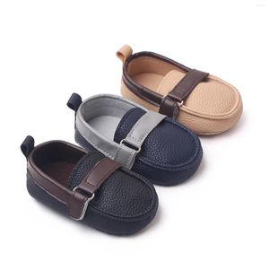 First Walkers Kleinkind Baby Mädchen Klassische Loafer Sneakers PU Leder Weiche Sohle Flache Schuhe Prewalker Anti-Rutsch Walker