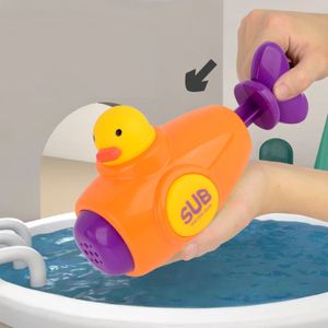 Bath Toys Toy hand spray shape shower toy suitable for children over 18 months of bath toy baby bathtub 230615