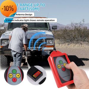 Ny 1st 12V-24V 433MHz Winch Wireless Remote Control Switch Kit Universal för Jeep ATV SUV Truck Mottagar Modul sändare