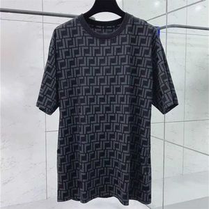 メンズTシャツのファッションデザイナーメンズTシャツ刺繍服服メンズレディースTシャツシャツティーラウンドネックプリントレターfハイルーズトレンドi82n