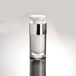 Hot 30 ml Lock-Kopf-Acryl-Airless-Vakuumpumpen-Lotionsflasche für Serum-Lotion-Emulsion, Kunststoff-Foundation-Kosmetikbehälter Bqfbp