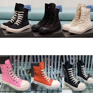 Canvas high top shoes men's shoes thick bottom couple shoes casual ladies thin strap board shoes designer boots with box size 35-45