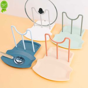 Nuova spatola in plastica per uso alimentare creativo e porta cucchiai Accessori per la cucina per uso domestico Rack di stoccaggio per tagliere perforato gratuito