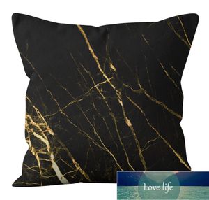 Kudde Case Top Nordic Golden Marble Pillow Cover Stexture Wholesale Home Cushion Throw Pudow Case Pillow Without Pillows Core