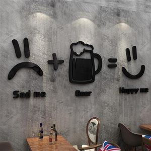 Wall Stickers Acrylic Casual Tableware Decoration Scene Layout Back Quiet Creative Room