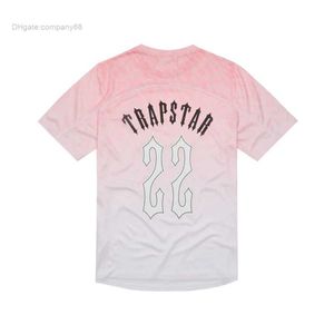T-shirt trapstar London Mens Streetwear Free Hip Hop Pink Short Short Overszed Jersey 1125ess