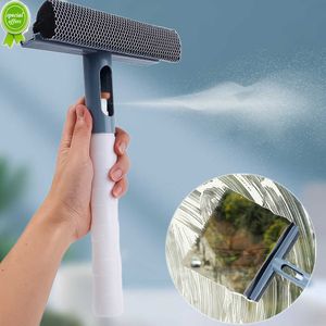 New Multi-purpose Window Cleaner Wiper Scraper With Water Spray Bottle Glass Washing Bathroom Cleaner Household Cleaning Supplies