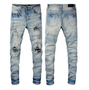 Brands Designer Mens Jeans CH Sânscrito Lavado em Antigos Corações Jean Liso Respingos de tinta soltos