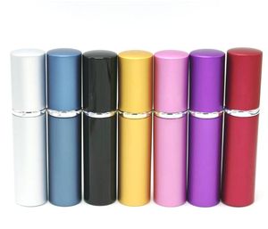 2020 5ml Mini Spray Perfume Bottle Travel Refillable Empty Cosmetic Container Perfume Bottle Atomizer Aluminum Refillable