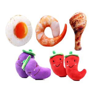 Husdjur Toys Anti Bite Creative Simulation Meat Drumstick Toy Puppy Pet Play Chew Squeaky Toys For Small Dogs Cats Pet Supplies