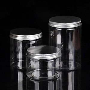 Ny 1st Multiuse Clear Plastic Jar and Lids Tomma kosmetiska behållare Makeup Box Home Travel Storage Bottle Box Food Storage Box