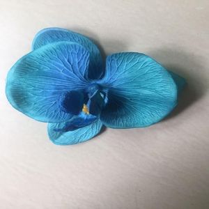 Dekorative Blumen 10 Stück 10 cm Simulation Schmetterling Orchidee Blütenkopf DIY Wohnaccessoires Hut Dekoration Künstliche Hochzeit Blumenstrauß