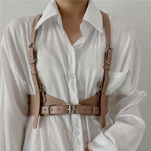 Other Fashion Accessories Luxury Women's Harness Bra Lether Suspenders Fashion Belts For Women Sexy Girls Corset Belts Shirt Dress Vest Harness 230615