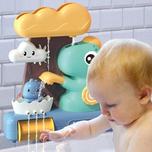 Bath Toys Baby shower toy Dinosaur cute animal sprint water game toy Boy girl shower water toy 230615