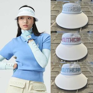 Cappello da golf coreano Snapbacks Donna Primavera Estate Parasole Protezione solare per esterni Traspirante Big Eaves 230615