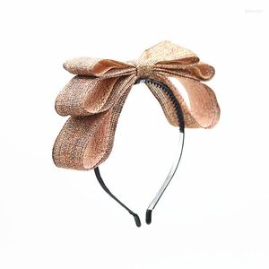 Hårtillbehör Fashion 2023 Bow for Women Hairband Turban Wide Side Hoop Wholesale