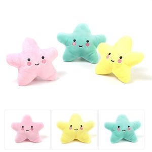 3pcs/lot Star Cartoon Cartoon Dog Toys фаршированная скрипучная игрушка для домашних животных милая плюшевая головоломка для собак Cat Chew тренировок на открытом воздухе игрушка для животных питомцы продукт