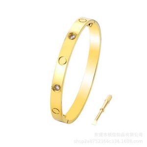 Designer Charm Carter Quinta generazione Bracciale in acciaio in acciaio Eterno Coppia di cacciavite Eterno Coppia Fashion Gold Rose Gold con logo