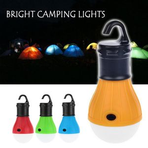 Garden Decorations Lamp Outdoor Tent Waterproof Spherical Camping Light 3 LED Portable Hook Light Mini Camping Signal Light Q206