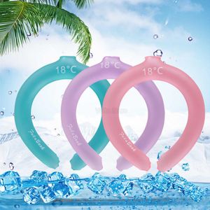 Other Health Beauty Items Neck Cooler Tube Neck Cooler For Fitness Summer Outdoor Reusable Neck Cooling Wrap Gel Ice Pack Relief for Flashes And Feve 230615