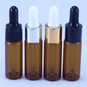 10 ml braune Glasflasche mit Tropfflasche, transparenter Verpackungsbehälter SN563 Wwjif