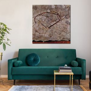 Abstract Figurative Canvas Art Autumn Tree in Movement Egon Schiele Painting Hand Painted Modern Wall Decor