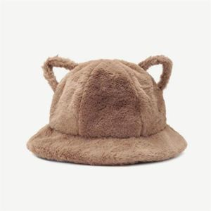 Kobiety urocze kotowe ucha Plush Hat Winter Wersja Koreańska rybak japońsko dziki styl piłka ciepła dorzecza szerokie grzbiet hats2058087240y