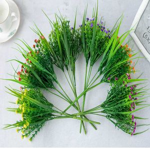 Dried Flowers New beautiful bouquet artificial mini plastic board lily aquatic plant home decoration flower