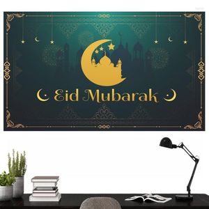 Decorazione per feste Eid Tapestry Decor Sfondo Banner 2023 Al-Fitr Pography Sfondo Panno 180X110cm Forniture islamiche