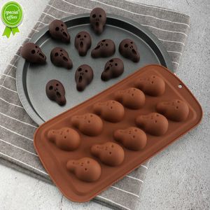 New Halloween Baking Biscuit Chocolate Mold DIY Silicone Cake Chocolate Ice Cube Baking Molds Tools for Festival Halloween Party