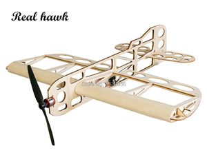 Modèle d'avion en bois de balsa d'avion RC électrique GEEBEE Kit d'envergure de 600 mm modèle de boisé avion en bois pour bâtiment de niveau d'entrée à la main 230616