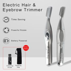 Инструменты макияжа Электрическая бровь Триммер для удаления волос для бровей женская бритва бритва