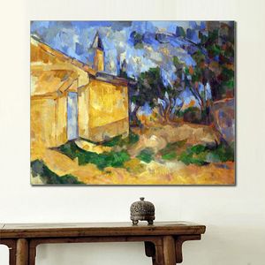 Famosa Still Life Canvas Wall Art Le Cabanon De Jourdan Paul Cezanne Dipinto Bellissimo arredamento per la sala da pranzo