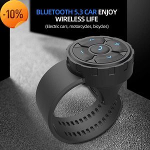 New Wireless Bluetooth 5.3 Remote Button Universal Motorcycle/bike Handlebar Media Controller Car Steering Wheel Control Handfree