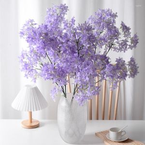 Decorative Flowers Encrypted Clove Cross Cherry Blossom Heart Orchid Simulated Flower Arrangement And Gluing Wedding Decoration